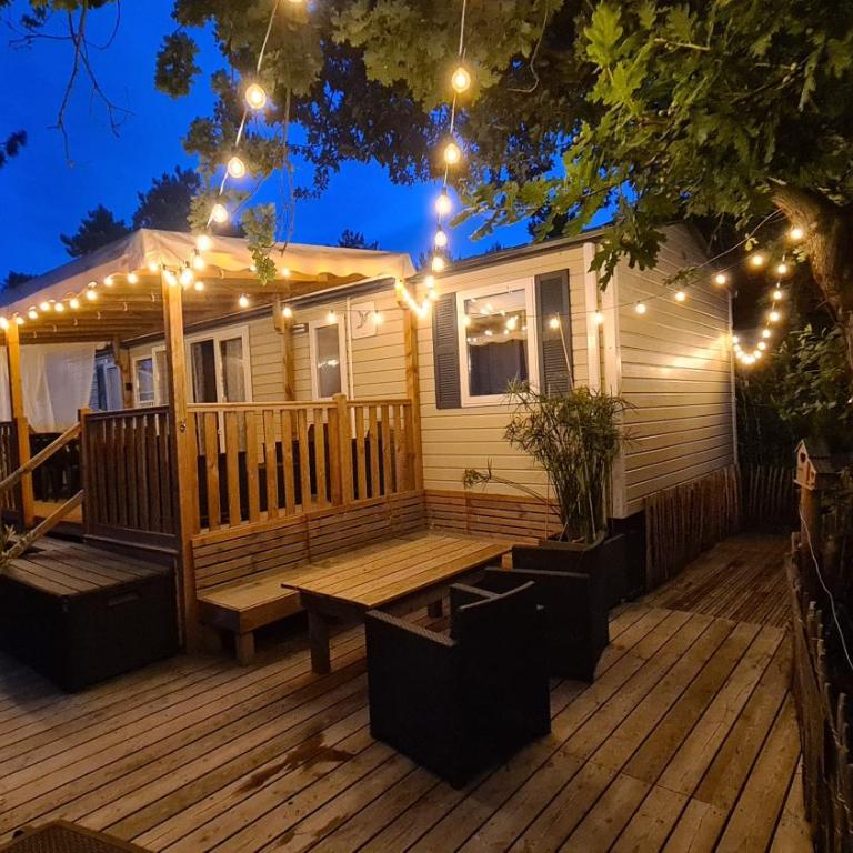 Joli Bungalow Cap Ferret Camping les Viviers - Mobile Home - 20