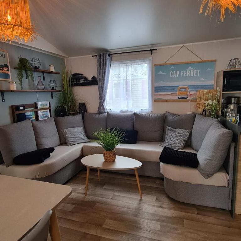 Joli Bungalow Cap Ferret Camping les Viviers - Mobile Home - 2