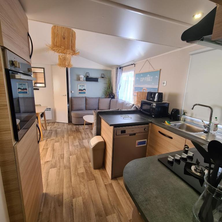Joli Bungalow Cap Ferret Camping les Viviers - Mobile Home - 4