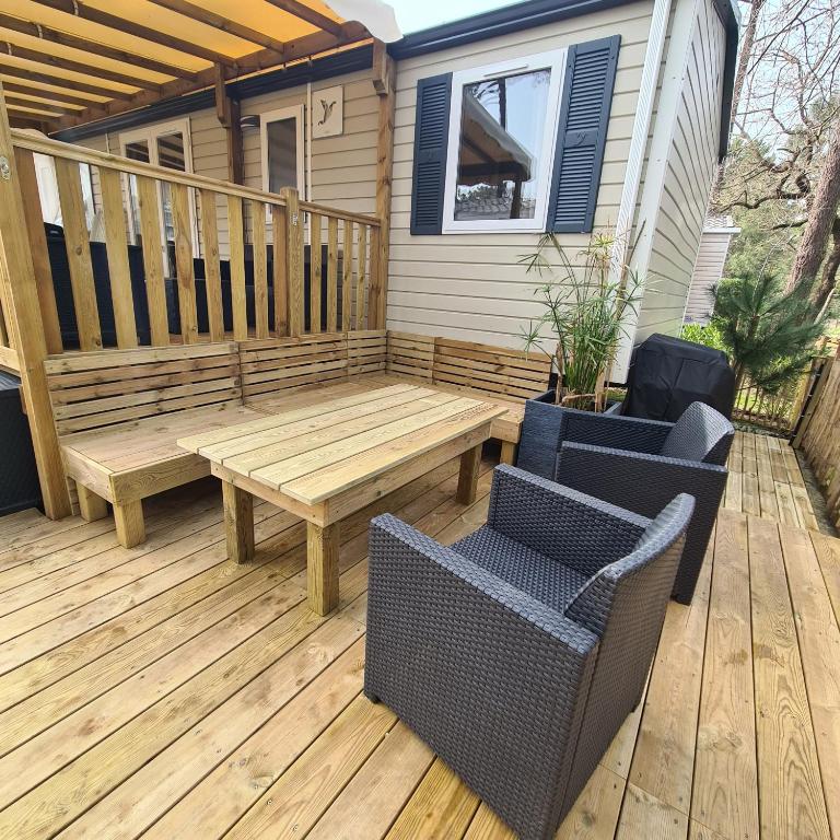Joli Bungalow Cap Ferret Camping les Viviers - Mobile Home - 18