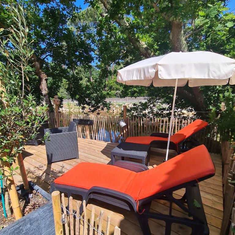 Joli Bungalow Cap Ferret Camping les Viviers - Mobile Home - 19