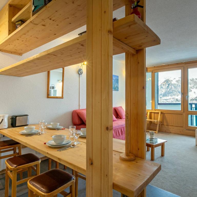 Confortable appartement skis aux pieds, wifi, animaux admis, parking, 3 pers La Daille - FR-1-694-238 - Appartement - 12