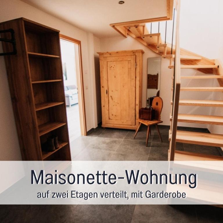 Ferienwohnungen Scholl - private Sauna oder Infrarotkabine - Apartment mit 3 Schlafzimmern und Balkon - 19