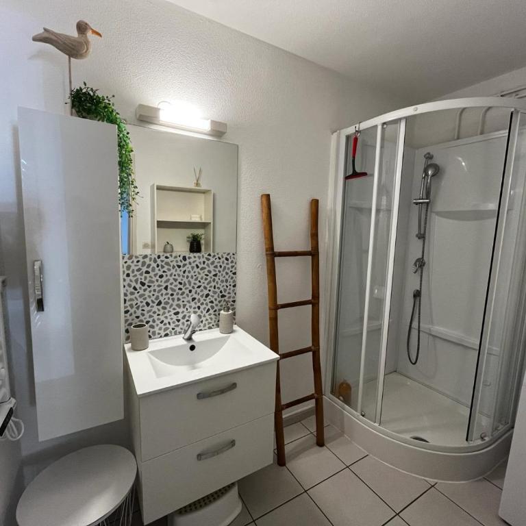 Appartement 4 étoiles, avec jardin clôturé et piscine dans la résidence - Narbonne Plage - linge inclus - Apartment - 19