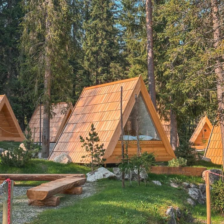 Camping Sass Dlacia - Chalet con Vista Montagna - 3