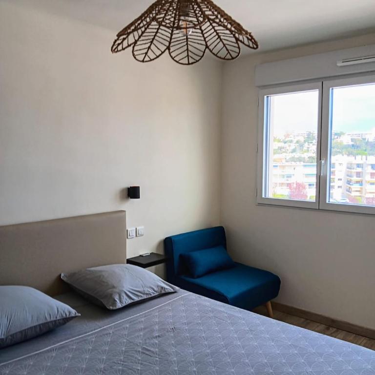 3 Pièces vue Mer - Clim - 5 Min de la plage à pied - Appartamento con 2 Camere da Letto - 12