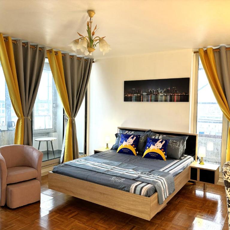 Chambre Arena Porte La Chapelle - Chambre Lit Queen-Size avec Balcon - 10