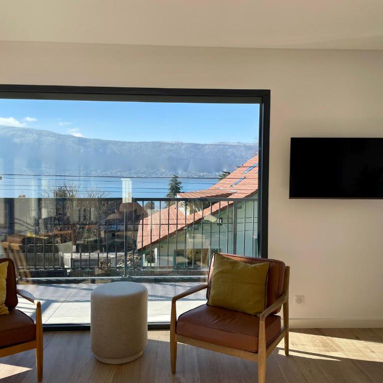 Maison Veyrier du Lac, à 10 min à pied de la plage - Villa 3 Chambres - 6
