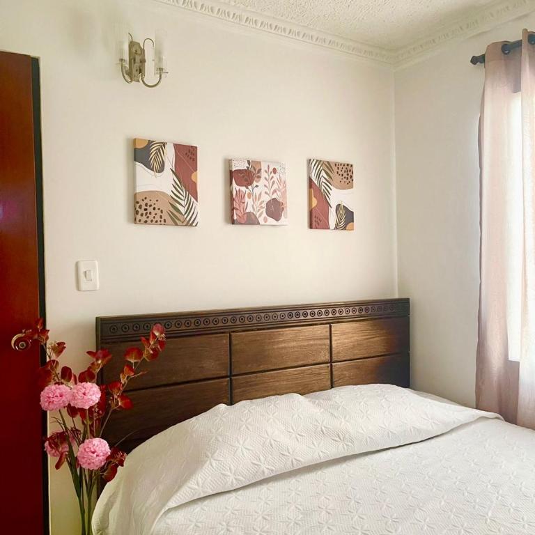 Apartamento para máx 5 personas, habitación privada con cama doble , habitación abierta con camarote y sofá cama, comodo, bonito, central, bien ubicado, en el centro de palmira - Apartamento de 1 dormitorio - 1