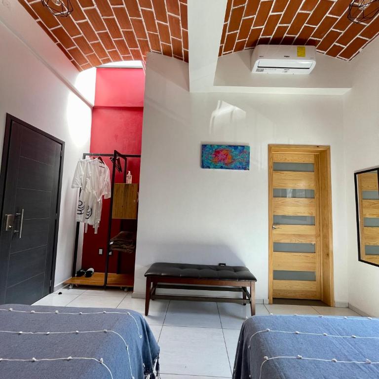 LARIMAR Gallery y Hotel Boutique - Habitación Doble Estándar - 2 camas - 3