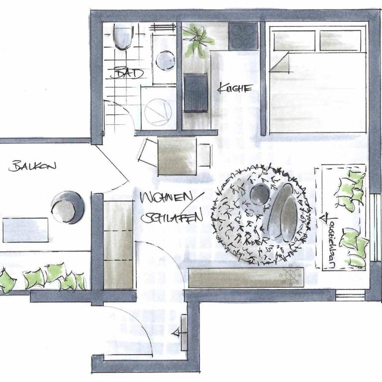 Ferienwohnung-Kuschelzeit - Apartment mit 1 Schlafzimmer - 11