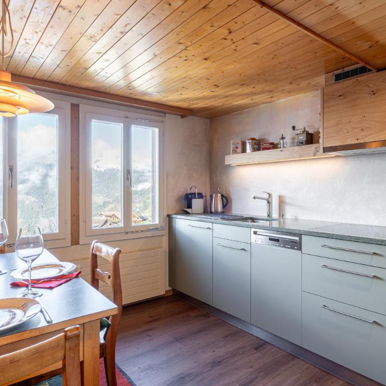 Chalet Schweizerhof Attic - Apartment mit Blick auf die Berge - 5