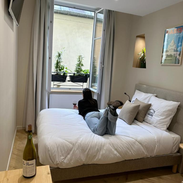 Les Chambres du Faubourg - Chambre Double avec Salle de Bains Privative - 9