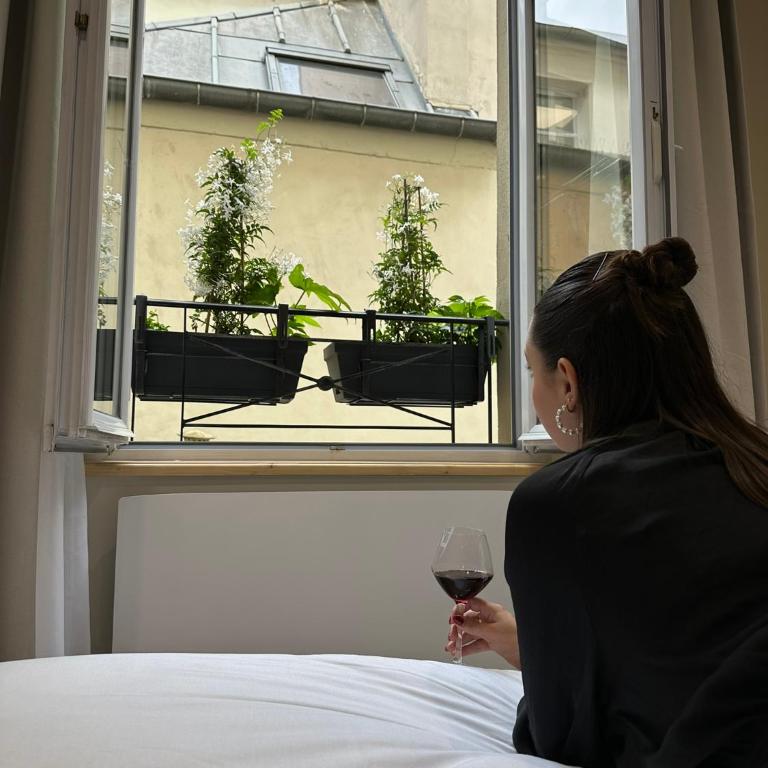 Les Chambres du Faubourg - Chambre Double avec Salle de Bains Privative - 11