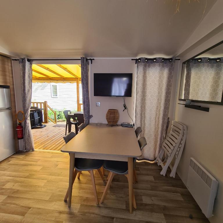 Joli Bungalow Cap Ferret Camping les Viviers - Mobile Home - 5
