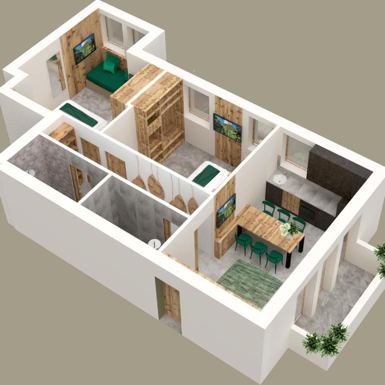 Residence Piz Aot - Appartement 2 Chambres - 2