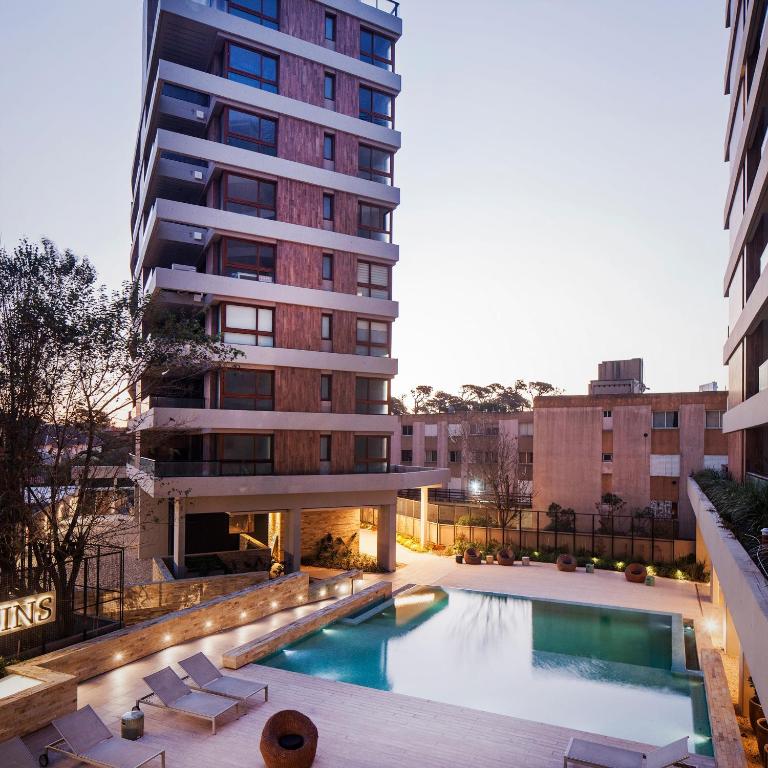 BTWINS Pinamar Dpto Top 8vo al mar c balcon c parrilla c cochera Pileta cubierta descubierta sauna gym cine - Apartamento de 1 dormitorio - 35