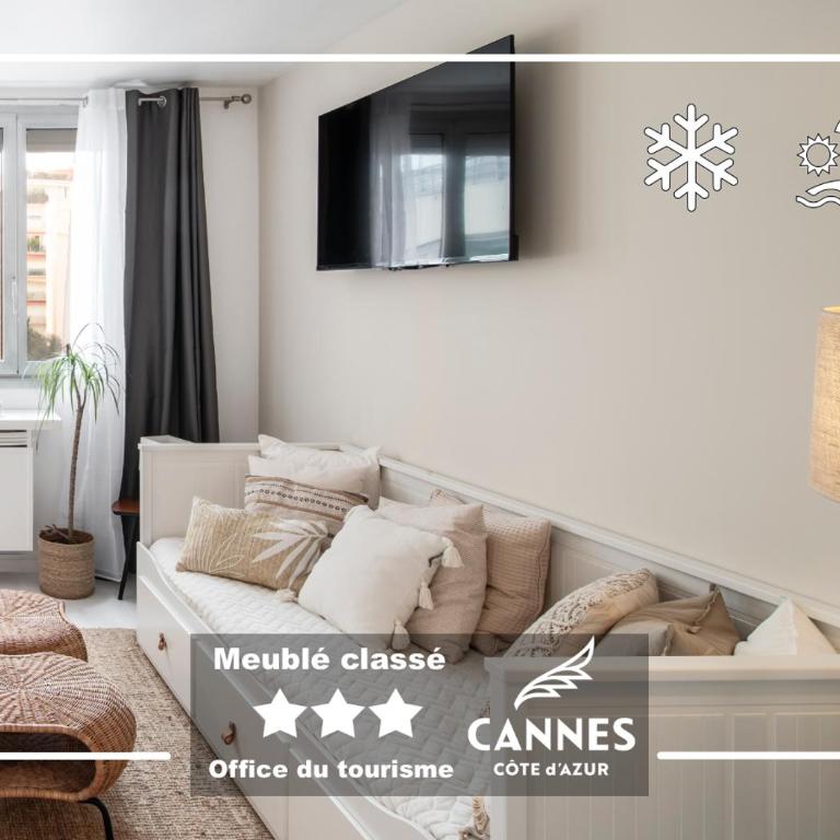 Azur Évasion Meublé Classé 3 etoiles Croisette Festival Residence Grand Hôtel - Apartamento de 1 dormitorio - 35