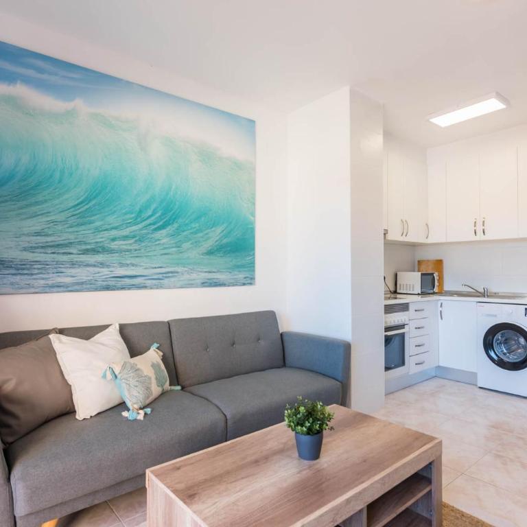 URBANIZACIÓN COPACABANA - La Manga del Mar Menor KM2 - Vistas a Mediterráneo Dormitorio doble y sofá-cama - Apartamento de 1 dormitorio - 4