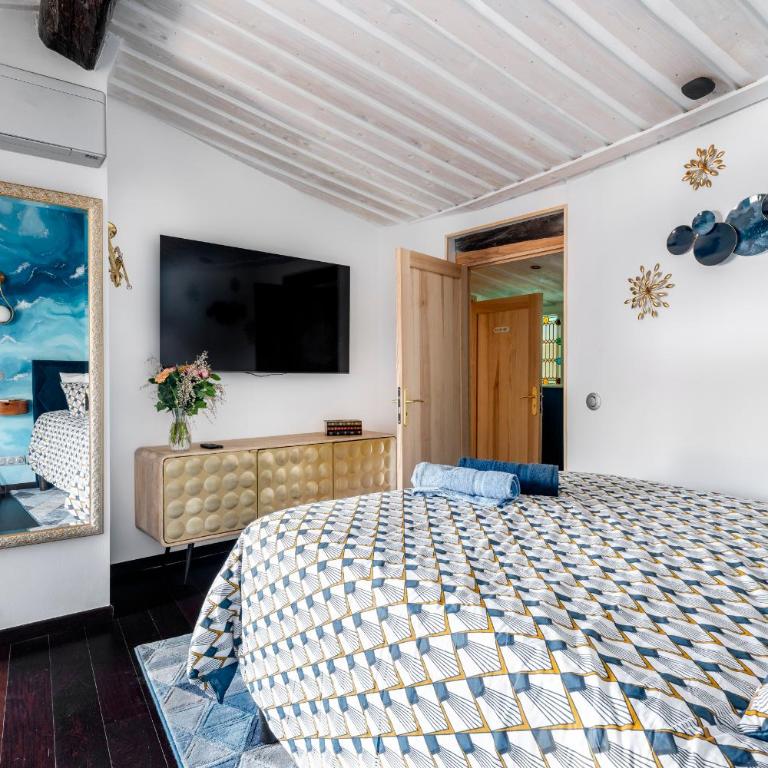 Aux Heures Bleues - Chambre Double Deluxe avec Balcon - 4