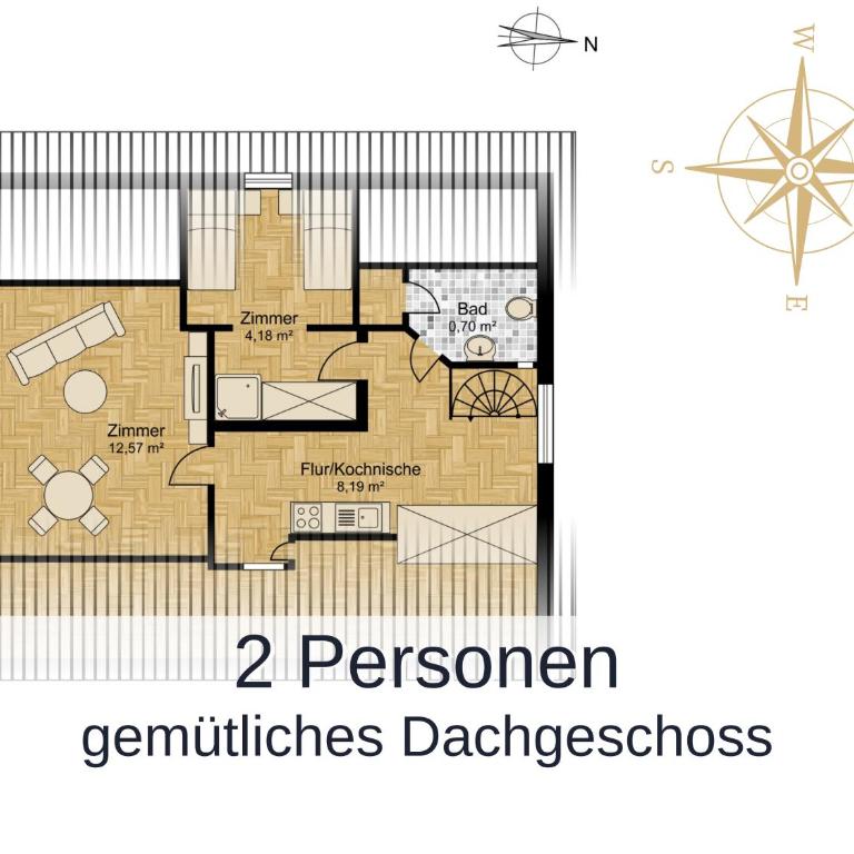 Ferienwohnung Rambold Wettersteinwand - Apartment mit 1 Schlafzimmer - 23