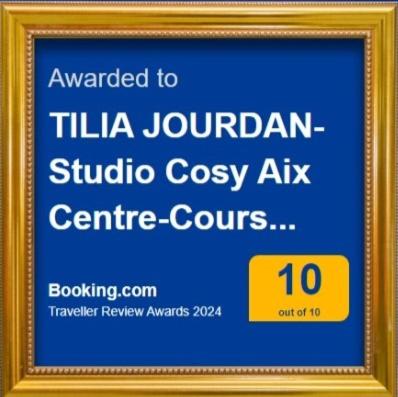 TILIA JOURDAN-Studio Cosy Aix Centre-Cours MIRABEAU-PARKING-WIFI-SMART TV-RUE CALME - Appartement 1 Chambre - 18