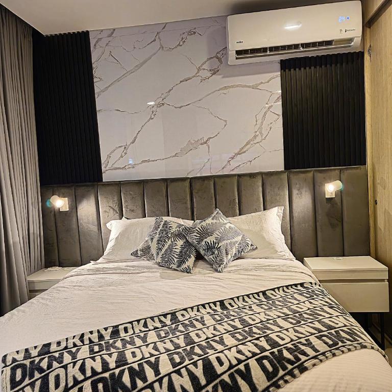 Apartasuite con jacuzzi en Santa Marta zona pozos Colorados - Estudio con bañera de hidromasaje - 9