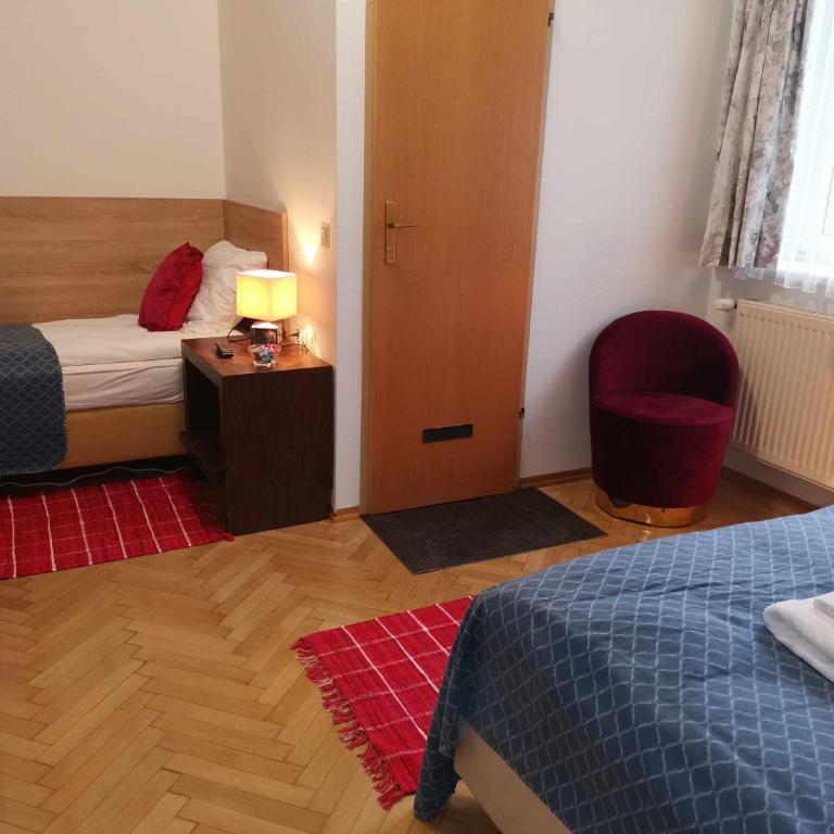 Eisenerzer Apartments - Radmeisterhaus - Standard Zweibettzimmer mit Bergblick - 1