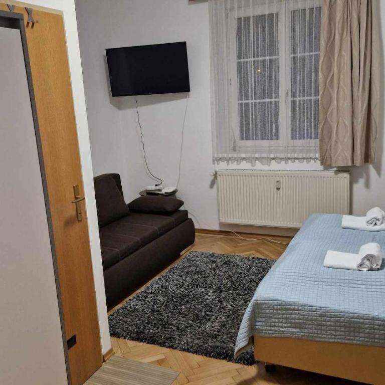 Eisenerzer Apartments - Radmeisterhaus - Standard Zweibettzimmer mit Bergblick - 6