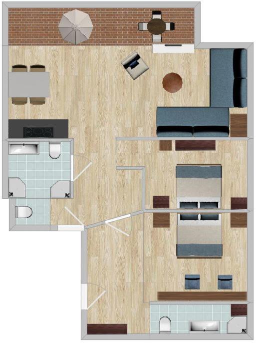 Feriendorf am Maltschacher See - Apartment mit 2 Schlafzimmern - 1