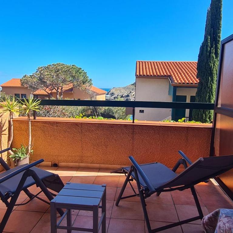 Joli T2 à Collioure, accès direct plage, climatisation, parking privé - FR-1-309-433 - Appartamento - 1