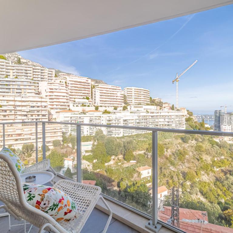 Superb new 2-room apartment -parking border Monaco - Chambre Simple avec Salle de Bains Privative - 6