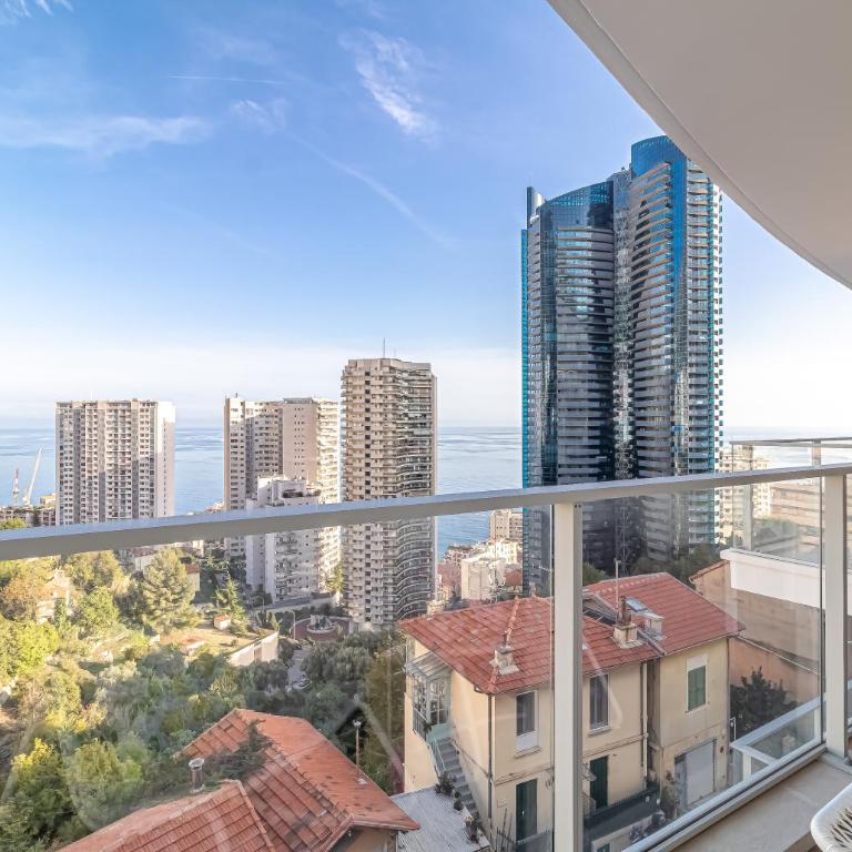 Superb new 2-room apartment -parking border Monaco - Chambre Simple avec Salle de Bains Privative - 14