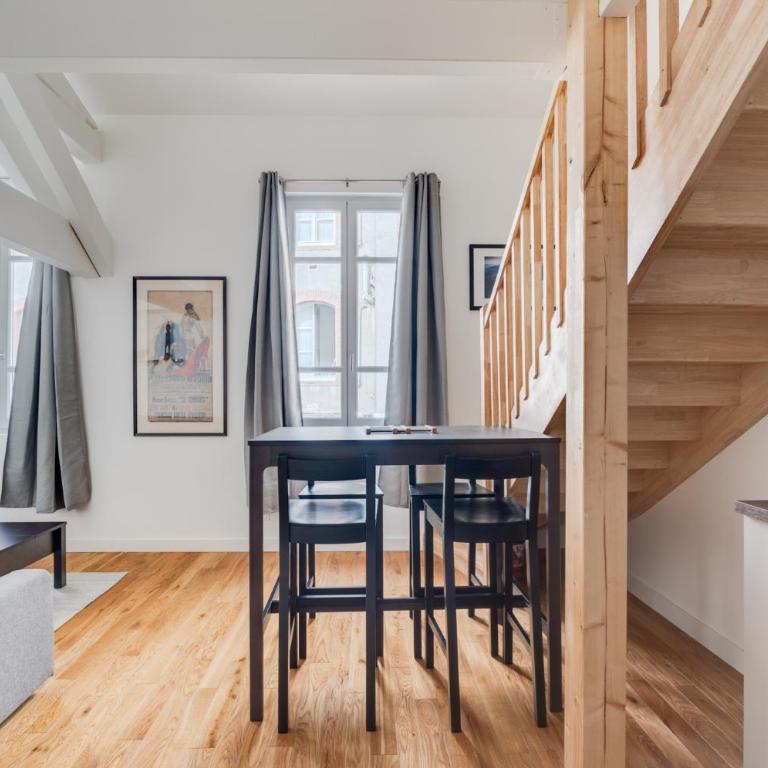 Ô Duplex Toulousain - Climatisation, WiFi, Netflix - Appartement 1 Chambre - 14