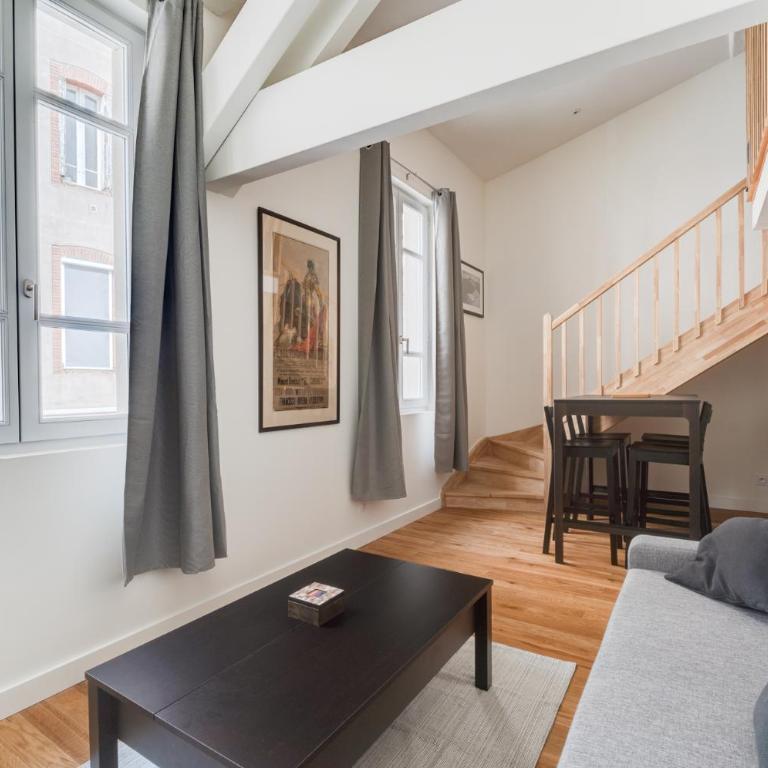 Ô Duplex Toulousain - Climatisation, WiFi, Netflix - Appartement 1 Chambre - 2