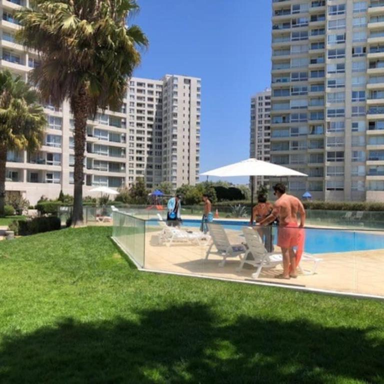 Espectacular depto 3d2b frente casino playa y mar - Three-Bedroom Apartment - 1