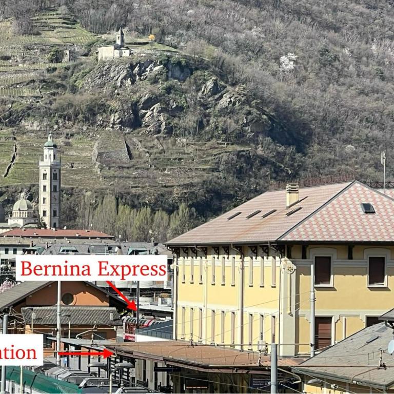 Bernina Suites - 150 metres to Bernina Express - Apartamento con balcón - 7