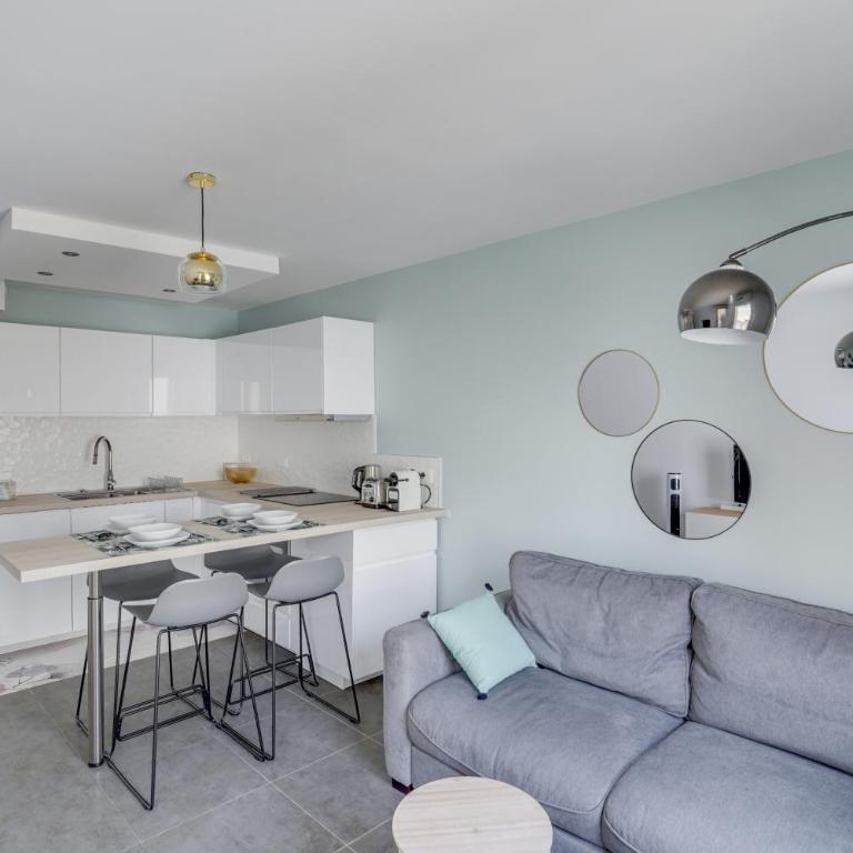 Le galet, appartement de standing, hyper centre, parking privé, à 100 m de la mer - Appartement 1 Chambre - 2