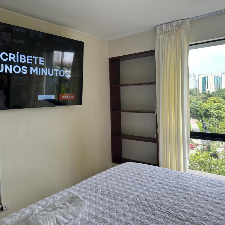 Bonito depa san isidro cama queen home office wifi y cochera - Apartamento de 1 dormitorio - 4
