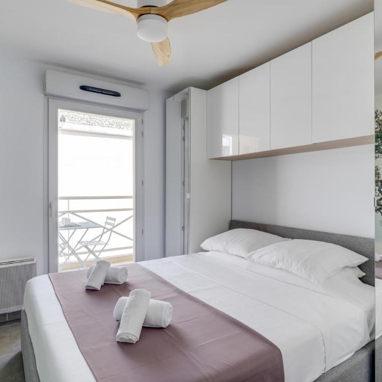 Le galet, appartement de standing, hyper centre, parking privé, à 100 m de la mer - Appartement 1 Chambre - 11