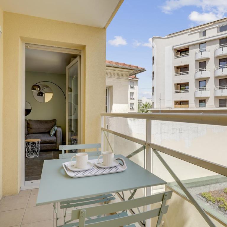 Le galet, appartement de standing, hyper centre, parking privé, à 100 m de la mer - Appartement 1 Chambre - 7