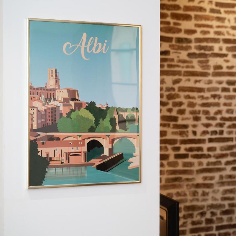 Appartement typique hyper centre Albi - Neuf Premium - Parking gratuit - Apartment mit 1 Schlafzimmer - 20