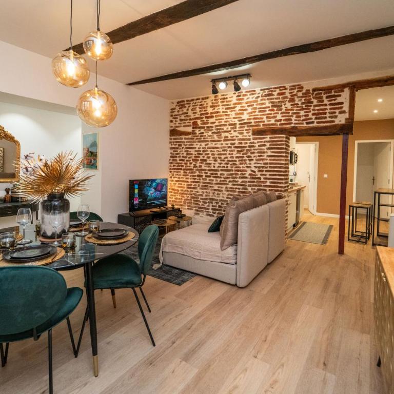 Appartement typique hyper centre Albi - Neuf Premium - Parking gratuit - Apartment mit 1 Schlafzimmer - 6