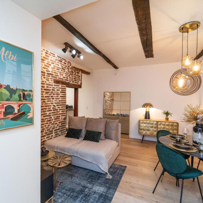 Appartement typique hyper centre Albi - Neuf Premium - Parking gratuit - Apartment mit 1 Schlafzimmer - 9