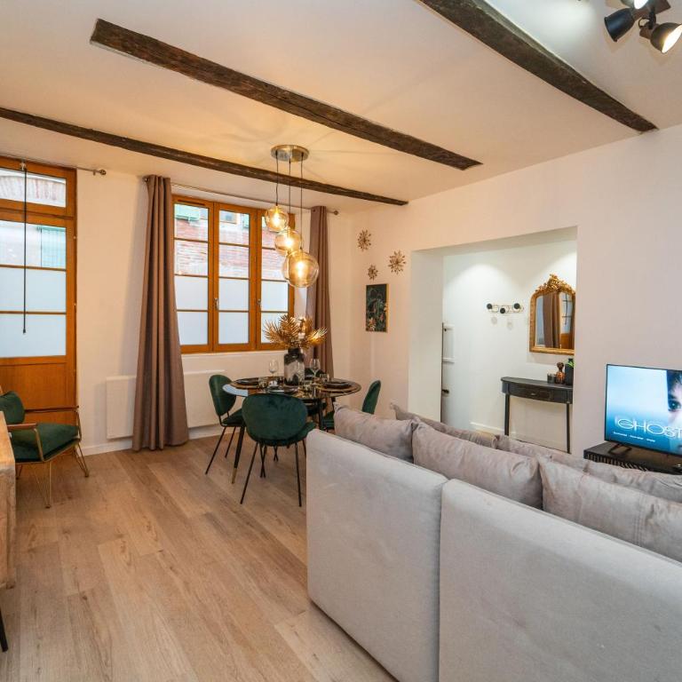 Appartement typique hyper centre Albi - Neuf Premium - Parking gratuit - Apartment mit 1 Schlafzimmer - 8