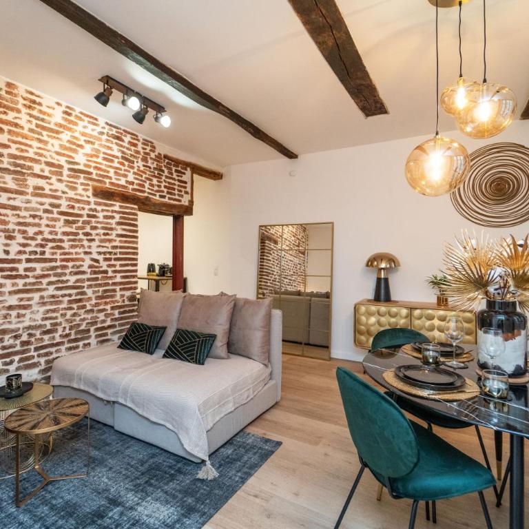 Appartement typique hyper centre Albi - Neuf Premium - Parking gratuit - Apartment mit 1 Schlafzimmer - 7