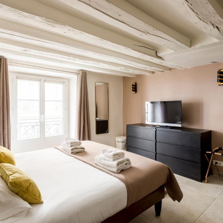 Rivoli Vieille du temple with AC - Appartamento Standard - 11