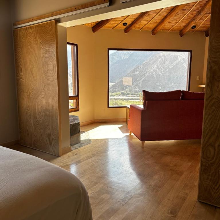 Cabañas Bodega Kindgard - Habitación Doble Deluxe con vistas a la montaña - 1 o 2 camas - 10