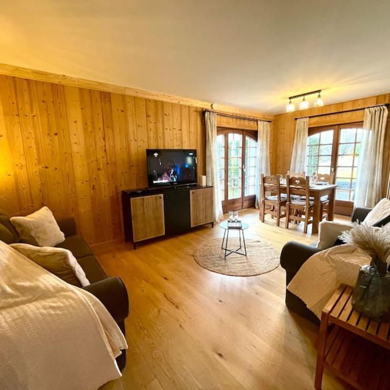 Rez de Jardin, Les Gets, Rénové et Calme - Apartamento de 1 dormitorio - 2