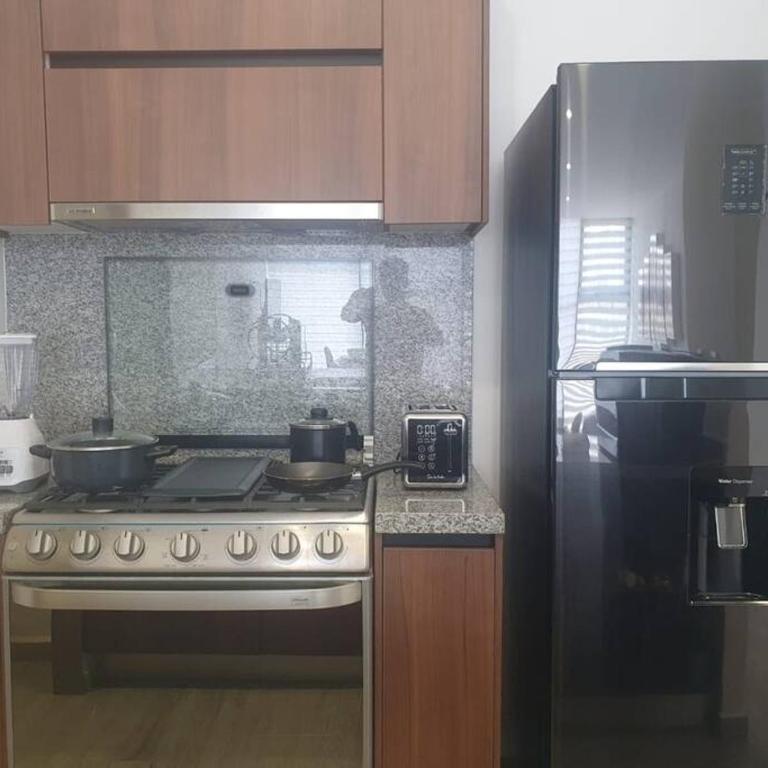 Acogedor ubicadismo 2r 5p con alberca y amenidades - Apartment mit 2 Schlafzimmern - 8